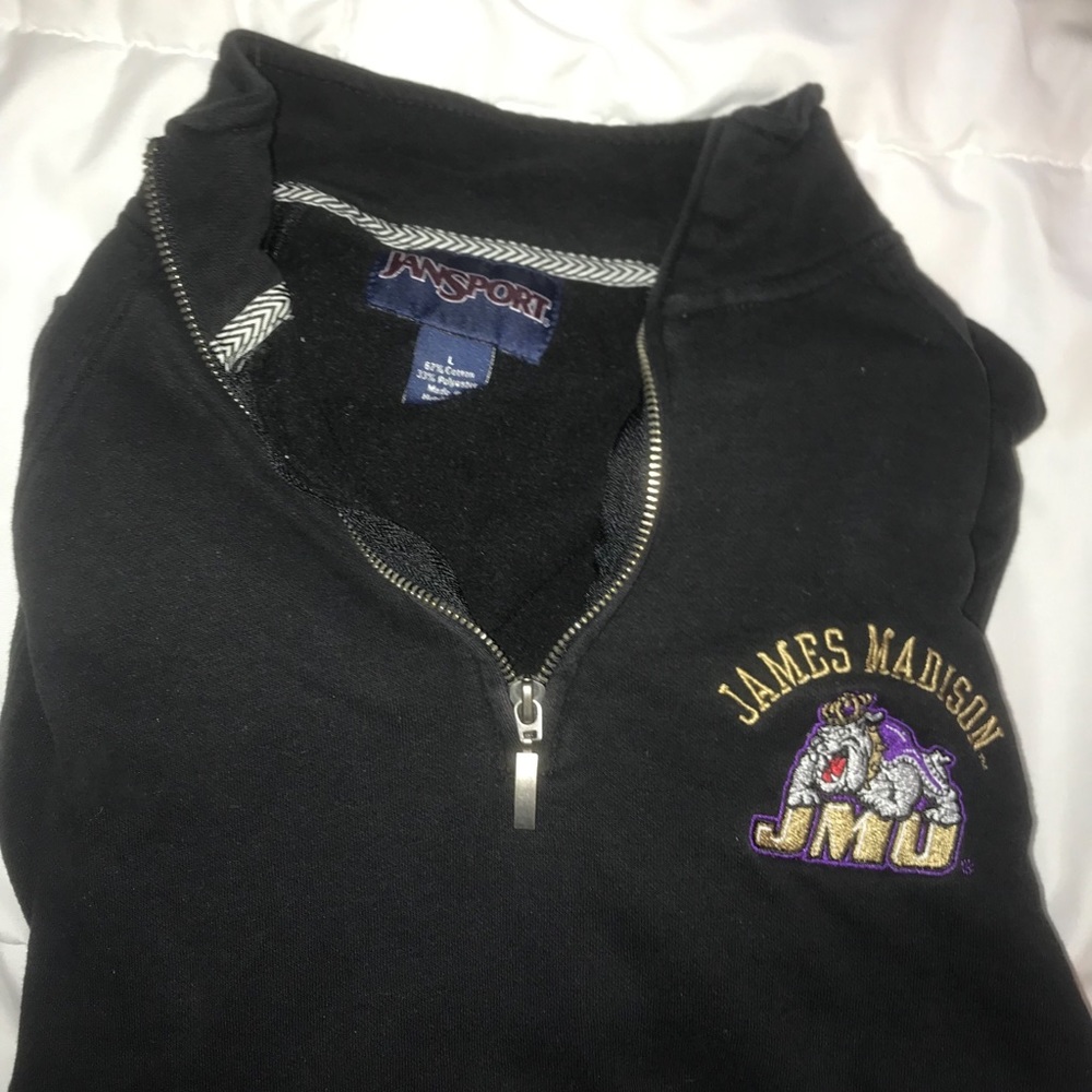 JMU Jansport quarter zip
